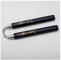 Black Foam Safety Ball Bearing Nunchaku 12''