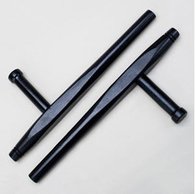 Tonfa - Black Oak - Round Shaft