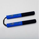 Image of Black / Blue Foam Safety Cord Nunchaku 12 Inch