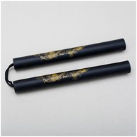 Black Foam Safety Cord Nunchaku 12"