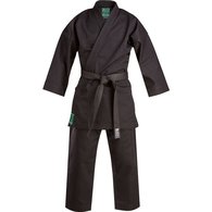 Blitz Adult Kokoro Karate Gi - 10oz (BLACK)