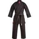 Image of Blitz Kids Silver Tournament Karate Gi - 14oz (BLACK)