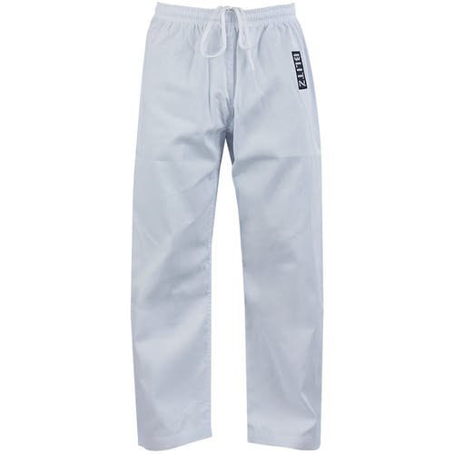 Photo of Blitz Kids Student Martial Arts Trousers - 7oz (WHITE)